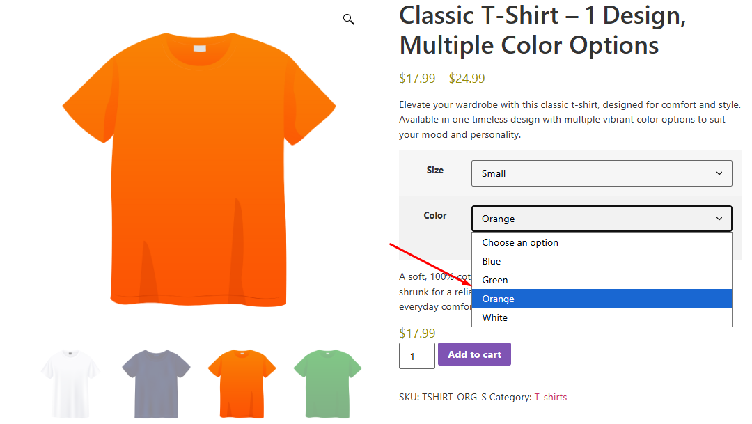 how to add variation product in WooCommerce 