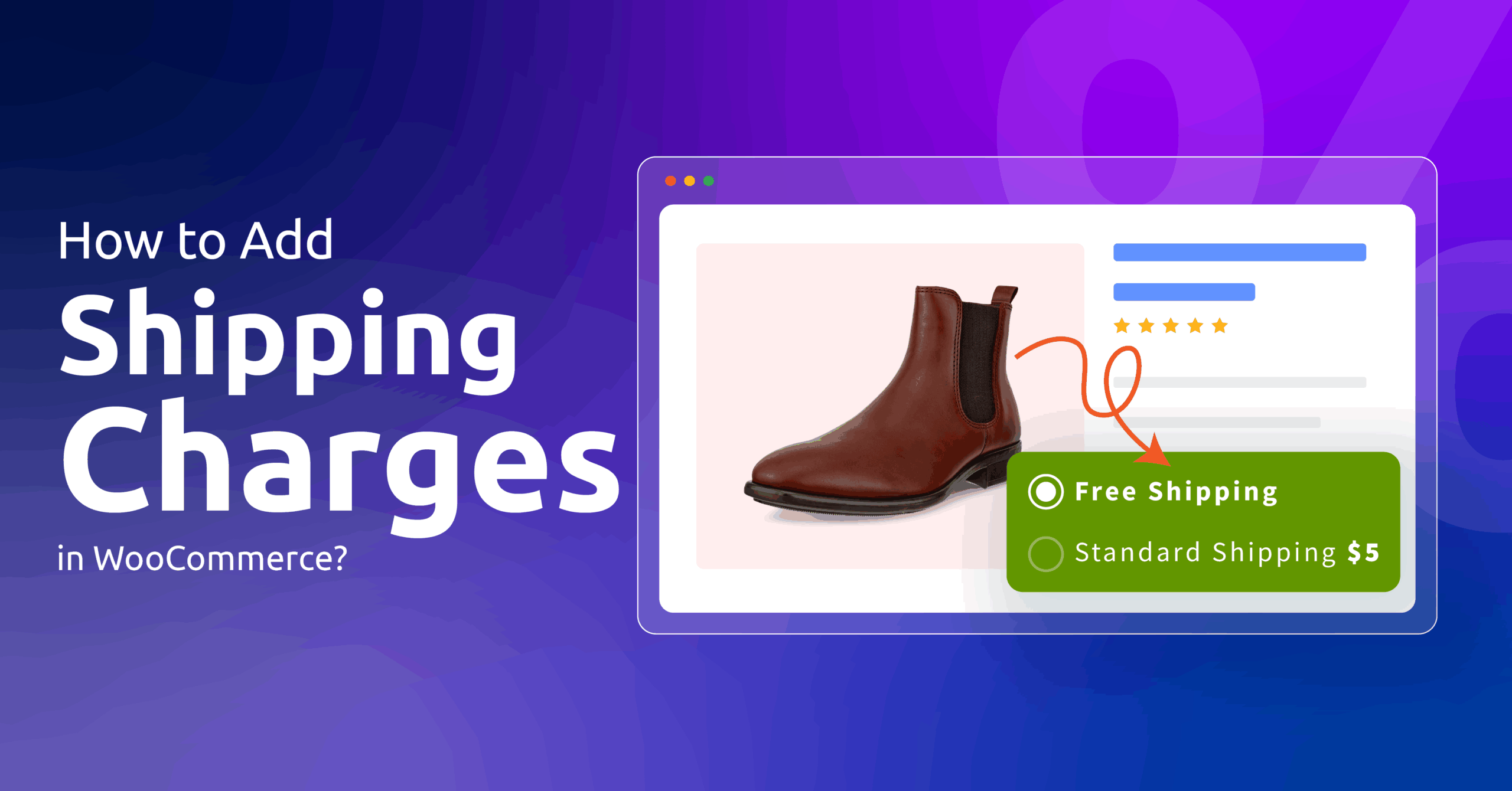 How to Add Shipping Charges in WooCommerce