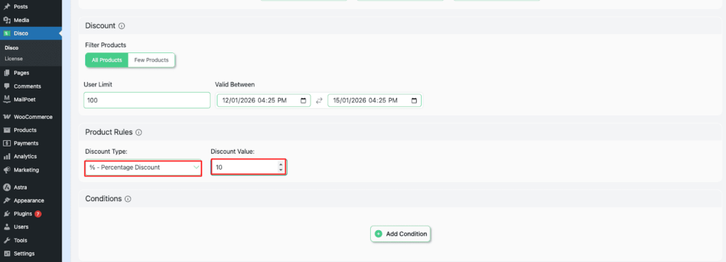 Set “ Product-rules”