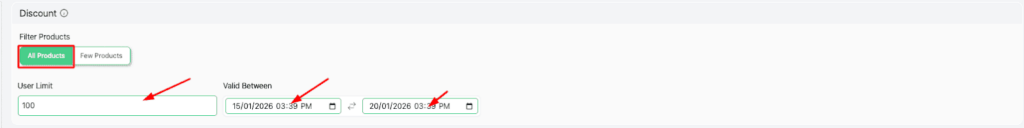 Select “ All products.”