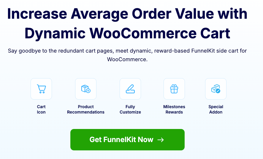 FunnelKit Cart – Best for Side Cart Coupons & AOV Boost