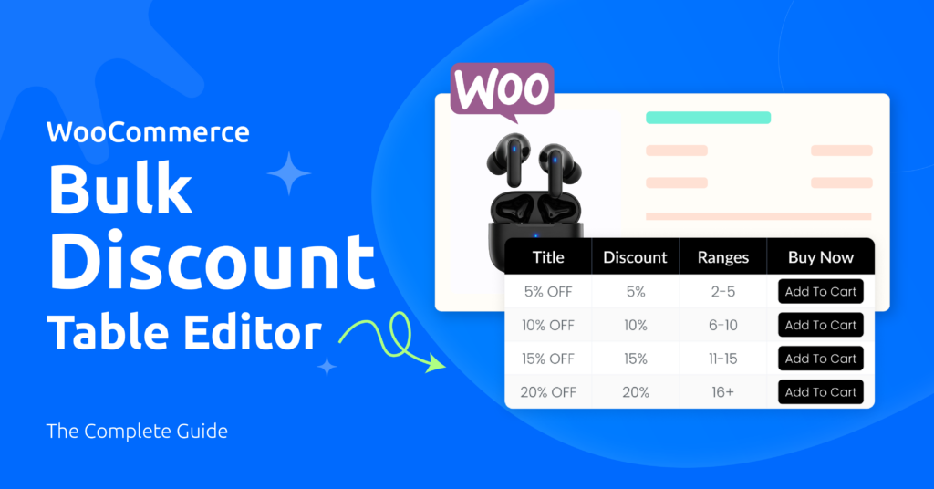 WooCommerce Bulk Discount Table Editor: The Complete Guide