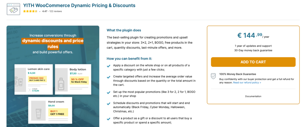 YITH Dynamic Pricing & Discounts – Best for Tiered / Quantity-Based Pricing