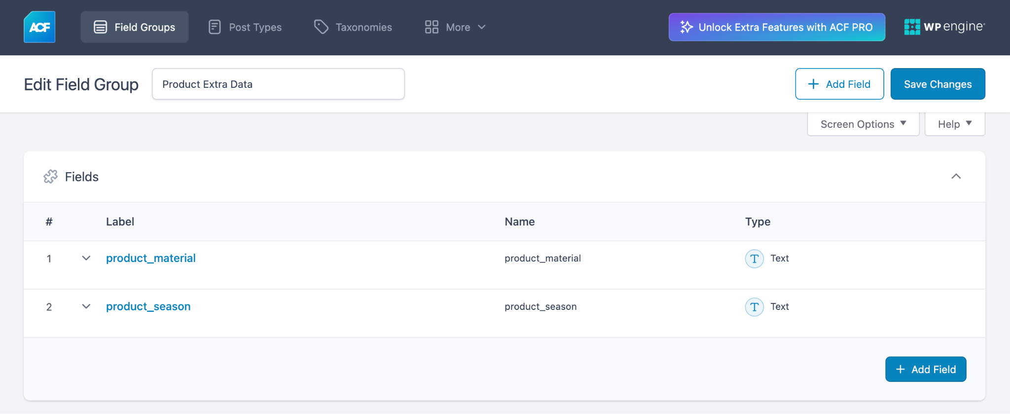 ACF – Advanced Custom Fields - Disco Plugin