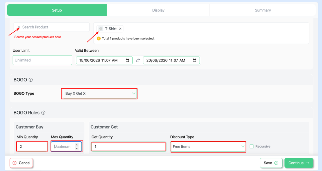 Configuring a Buy X Get X BOGO deal with Disco's discount rules for WooCommerce