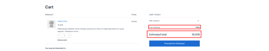 free shipping discount rule applied by " Disco plugin"